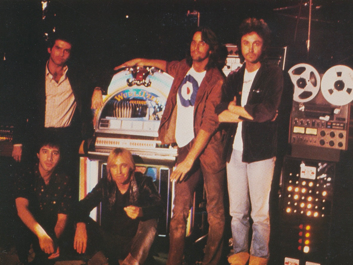tompetty's tweet image. The Heartbreakers on set of the ‘You Got Lucky’ music video in 1982.
Photo by © Dennis Callahan for Petty Legacy LLC