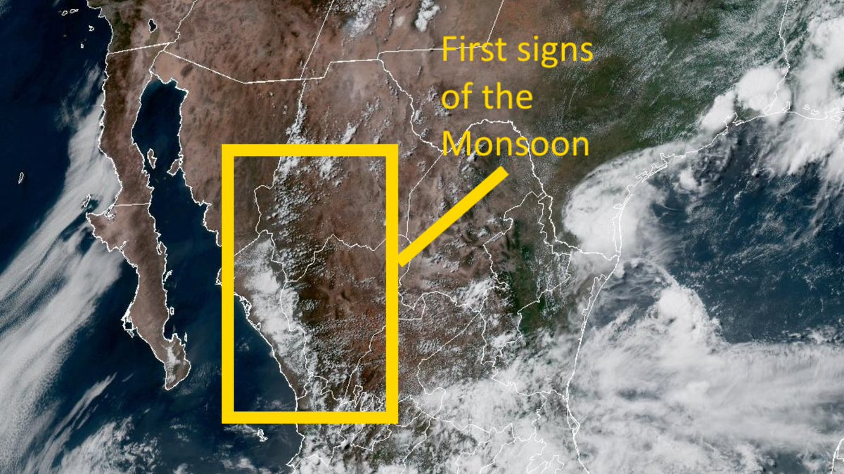 ASU_SGSUP's tweet image. 🌩️ Monsoon season has arrived in Arizona! 🌵
#ASU climatologist and #SGSUP President’s Professor Randy Cerveny joined @arizonapbs to break down what we can expect this year—including predictions of hotter temps and increased chances of rainfall. 🌧️
🎥 Watch his full interview…