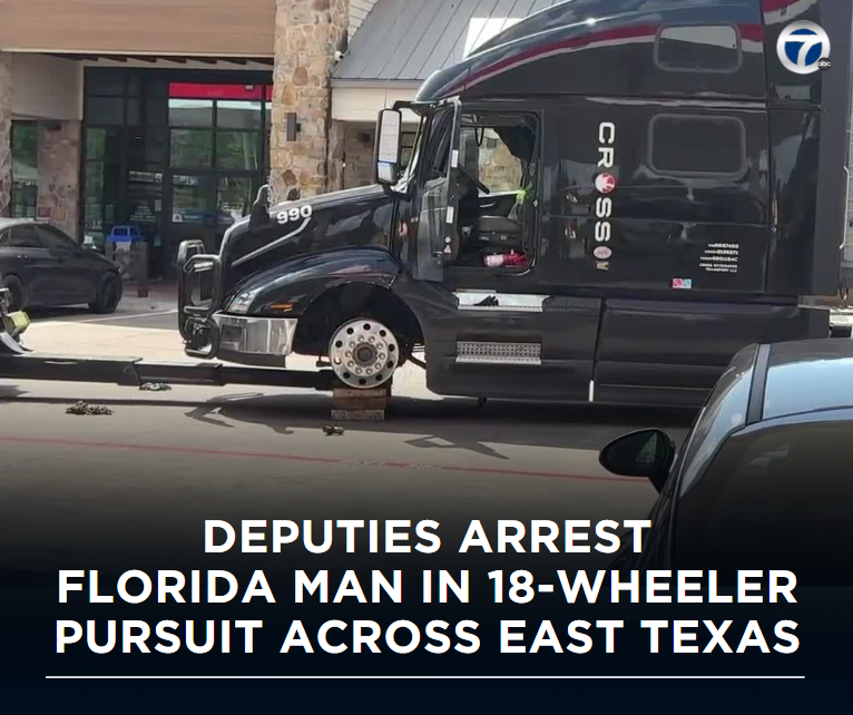 A Florida man has been arrested after leading deputies on a chase from Van Zandt County, across Smith County and past the Gregg County line. Read more: shorturl.at/XqXwQ?utm_sour…