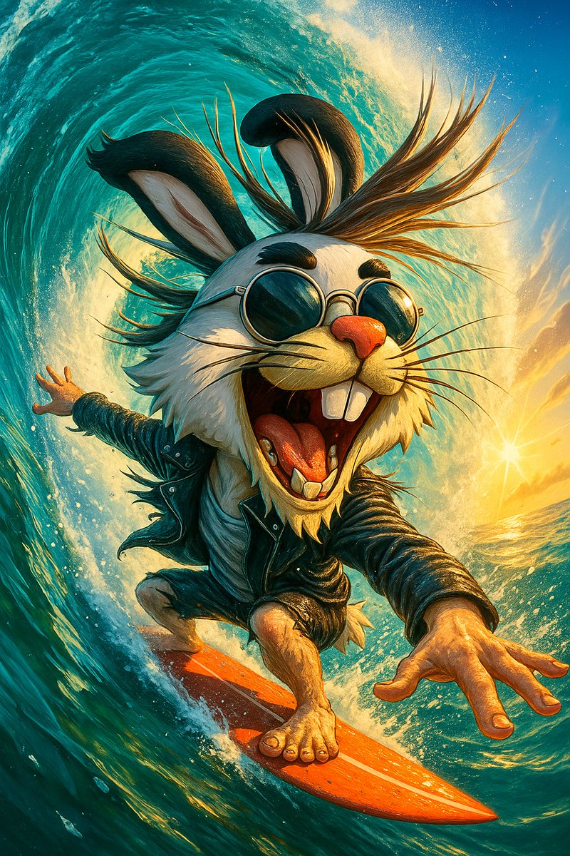 ❔️Wizard1sgv🔺️🥕 (@wizard1sgv) on Twitter photo Hop on that wave ! 🌊 🐰 🤙🏻 Hop on that wave ! 🌊 🐰 🤙🏻