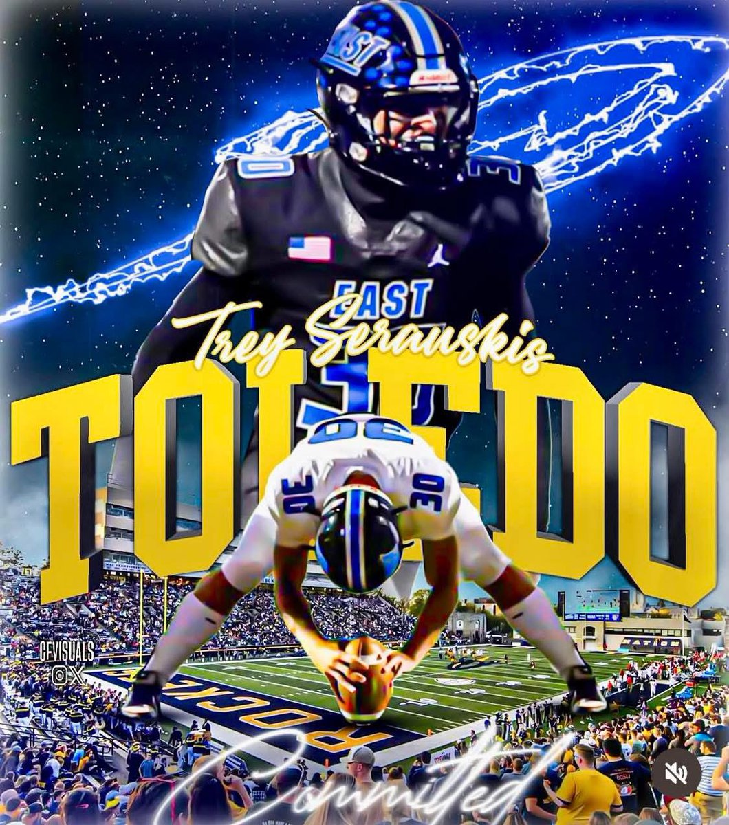 Southsuburbanhoops (@ssuburbanhoops) on Twitter photo Congratulations to Lincoln-Way East 2026 Long Snapper, Trey Serauskis, for accepting a full scholarship to continue his academic and athletic career for the University of Toledo Rockets!
We ๐ you Coach Z <a href="/LWEastFootball/">Lincoln-Way East Football</a> <a href="/LWEastAthletics/">LW East Athletics</a>
#AnotherGriffinSigned #CoachZvonar Congratulations to Lincoln-Way East 2026 Long Snapper, Trey Serauskis, for accepting a full scholarship to continue his academic and athletic career for the University of Toledo Rockets!
We ๐ you Coach Z <a href="/LWEastFootball/">Lincoln-Way East Football</a> <a href="/LWEastAthletics/">LW East Athletics</a>
#AnotherGriffinSigned #CoachZvonar