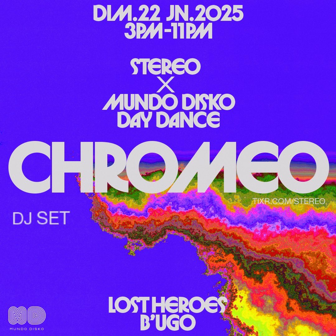 Chromeo's tweet image. Weekend festivities. DJ sets in Richmond tonight, DC tomorrow and Montreal Sunday! chromeo.net/tour