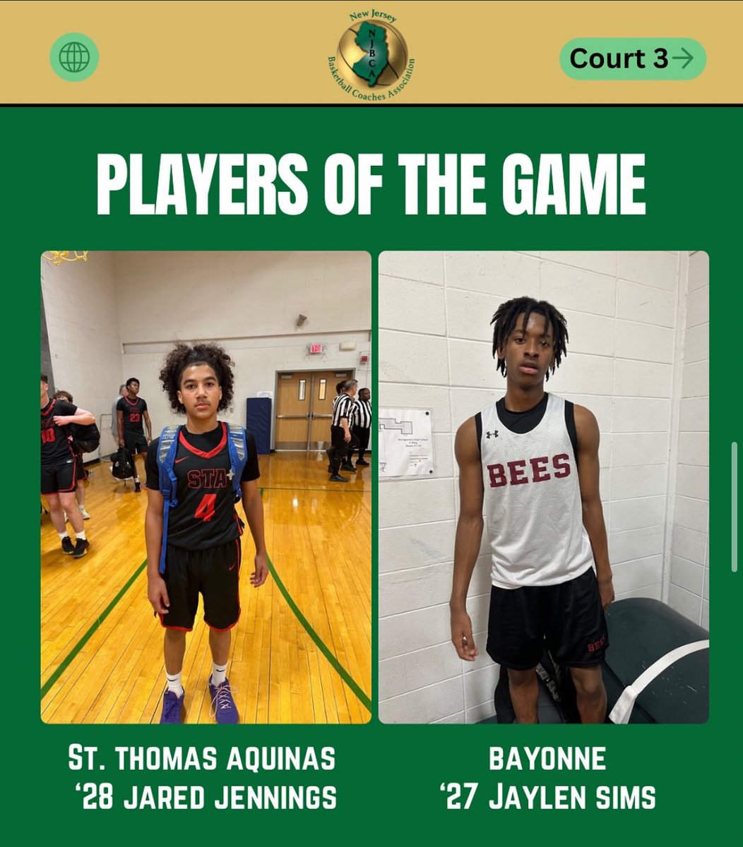 Jared Jennings (@jjennings356) on Twitter photo Player of the game at jersey live with 17 points and 5 threes. <a href="/NJBCA_Official/">New Jersey Basketball Coaches Association</a> <a href="/gbbluedevils/">GB Blue Devils AAU</a> <a href="/statrojansbball/">St. Thomas Aquinas Boys Basketball</a> Player of the game at jersey live with 17 points and 5 threes. <a href="/NJBCA_Official/">New Jersey Basketball Coaches Association</a> <a href="/gbbluedevils/">GB Blue Devils AAU</a> <a href="/statrojansbball/">St. Thomas Aquinas Boys Basketball</a>
