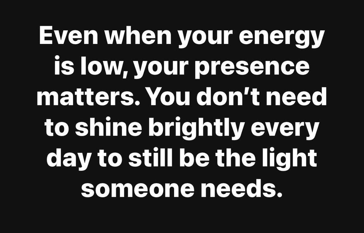 For whoever needs to hear this today…Your presence matters more than you even imagine! ⚡️✨💫