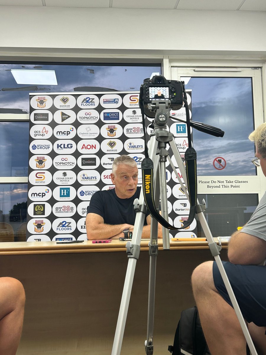 OfficialBullsRL's tweet image. Behind The Scenes. 📸
#BradfordBulls #rlfc #rugby #coyb
