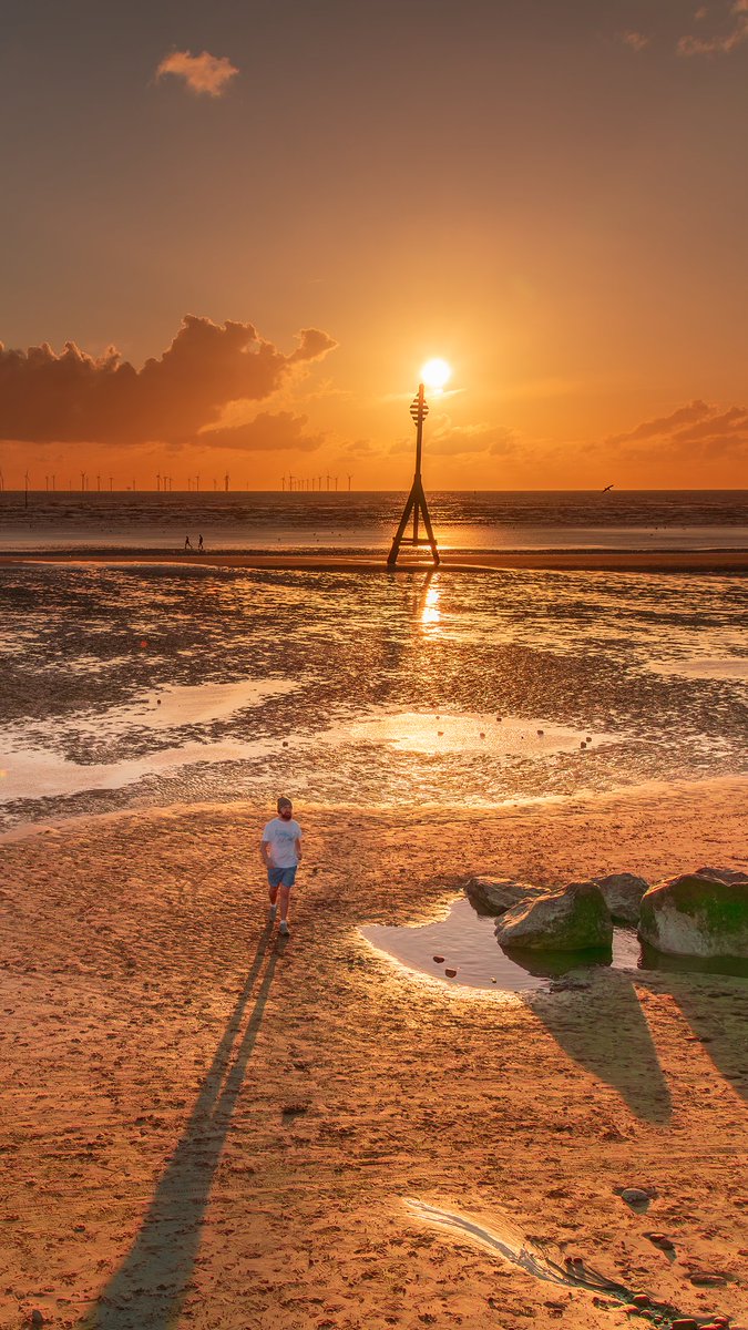 Goodnight folks. Liverpool Bay has the most amazing sunsets.