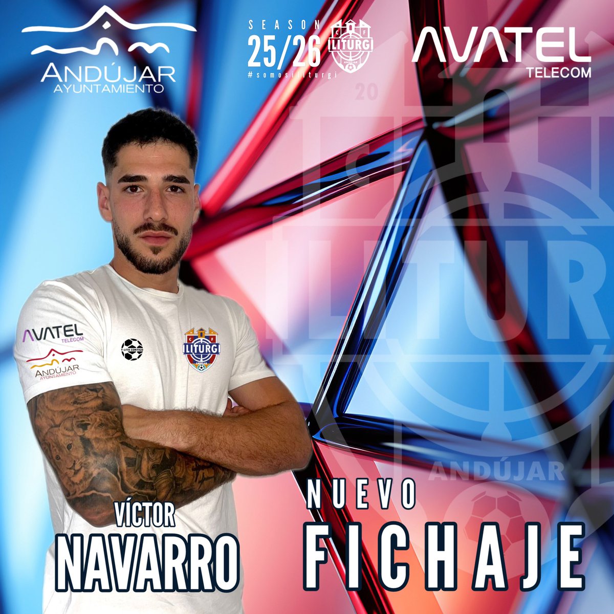 Con ustedes Don VÍCTOR NAVARRO, defensa de 20 años formado en nuestra cantera, Víctor salió buscando minutos y ha estado 2 años en el Utica, ahora vuelve más hecho y con esa experiencia que necesitaba!!! Formará parte de nuestro MURO !!! 💪🏽💙❤️🧱🏰
#juntosomosmasfuertes