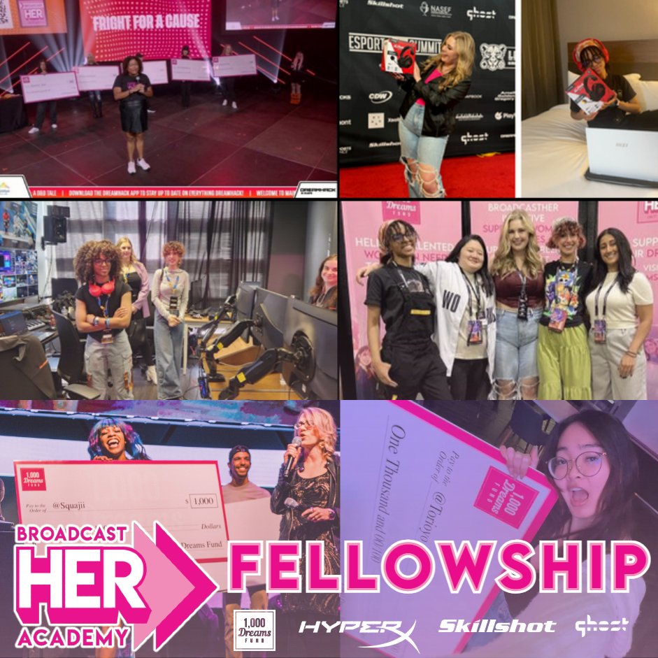 🎮 Your dream career called - it's waiting for you in the #BroadcastHERAcademy! 🎮

Our BroadcastHER Academy Fellowship is back for 2025 with <a href="/HyperX/">HyperX</a> &amp; <a href="/SkillshotMedia/">Skillshot Media</a> and we're offering an EPIC prize package:
💸 $500 grant to fund your dreams
🎯 1:1 mentorship w/ industry pros
