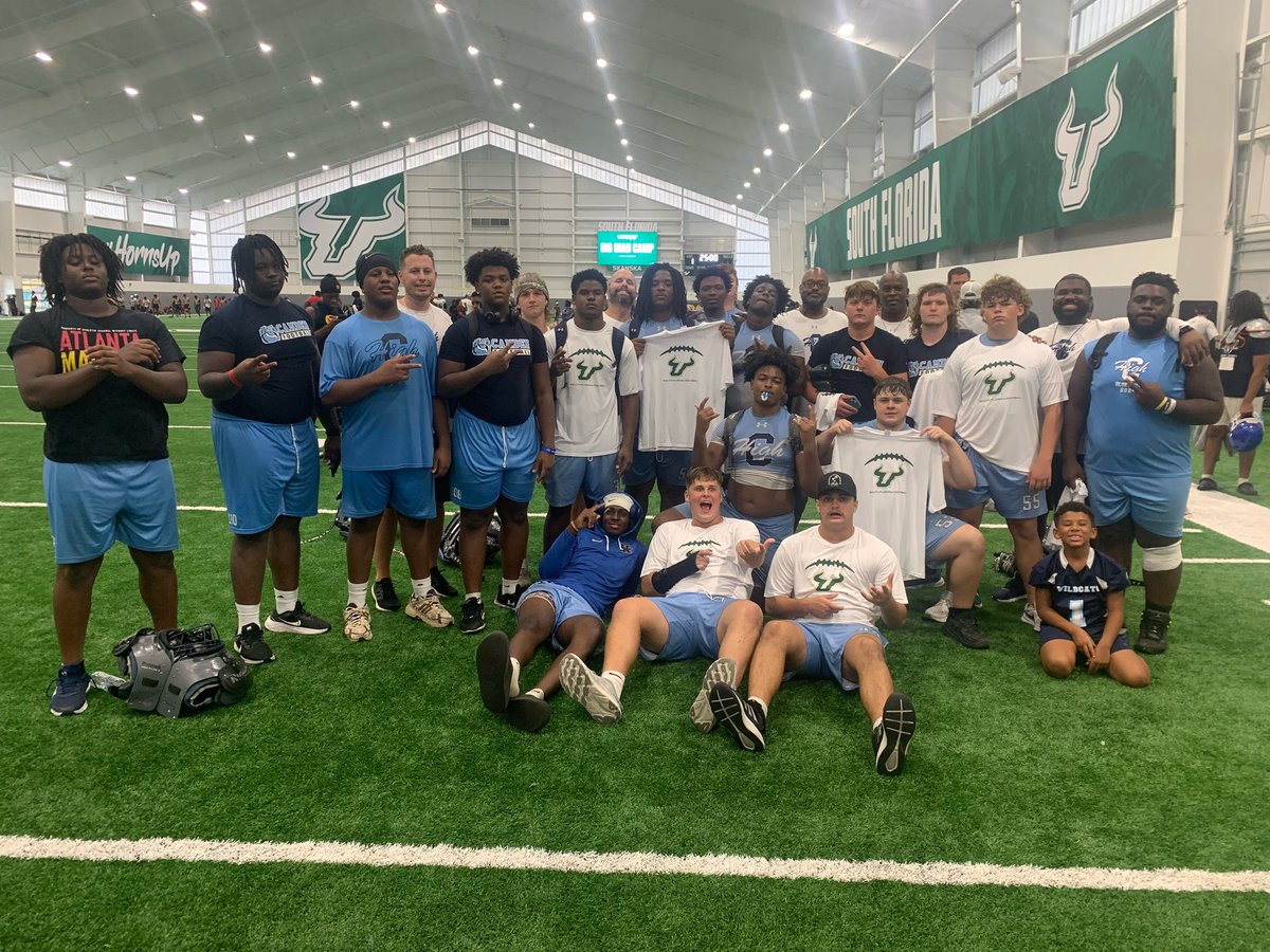 Ben DeBastiani (@coach_debast) on Twitter photo Proud of the work these guys put in at the <a href="/USFFootball/">USF Football</a> Big Man Camp! Big time things coming! #ForC🐾mden
<a href="/CamdenRecruits/">Camden FB Prospects</a> <a href="/Jamesmadecc/">James Campbell</a> <a href="/HarrisBloom08/">Harris “The Polarbear 🐻❄️” Bloom</a> <a href="/rayymones/">Raymone Howard</a> <a href="/Jacaryousholz/">Jacaryous “Chunky” Holzendorf</a> <a href="/StarnesSpencer1/">Spencer Starnes</a> <a href="/COACH217ROLAND/">Travis Roland</a> <a href="/QBOCCoachAlford/">Grant Alford</a> Proud of the work these guys put in at the <a href="/USFFootball/">USF Football</a> Big Man Camp! Big time things coming! #ForC🐾mden
<a href="/CamdenRecruits/">Camden FB Prospects</a> <a href="/Jamesmadecc/">James Campbell</a> <a href="/HarrisBloom08/">Harris “The Polarbear 🐻❄️” Bloom</a> <a href="/rayymones/">Raymone Howard</a> <a href="/Jacaryousholz/">Jacaryous “Chunky” Holzendorf</a> <a href="/StarnesSpencer1/">Spencer Starnes</a> <a href="/COACH217ROLAND/">Travis Roland</a> <a href="/QBOCCoachAlford/">Grant Alford</a>