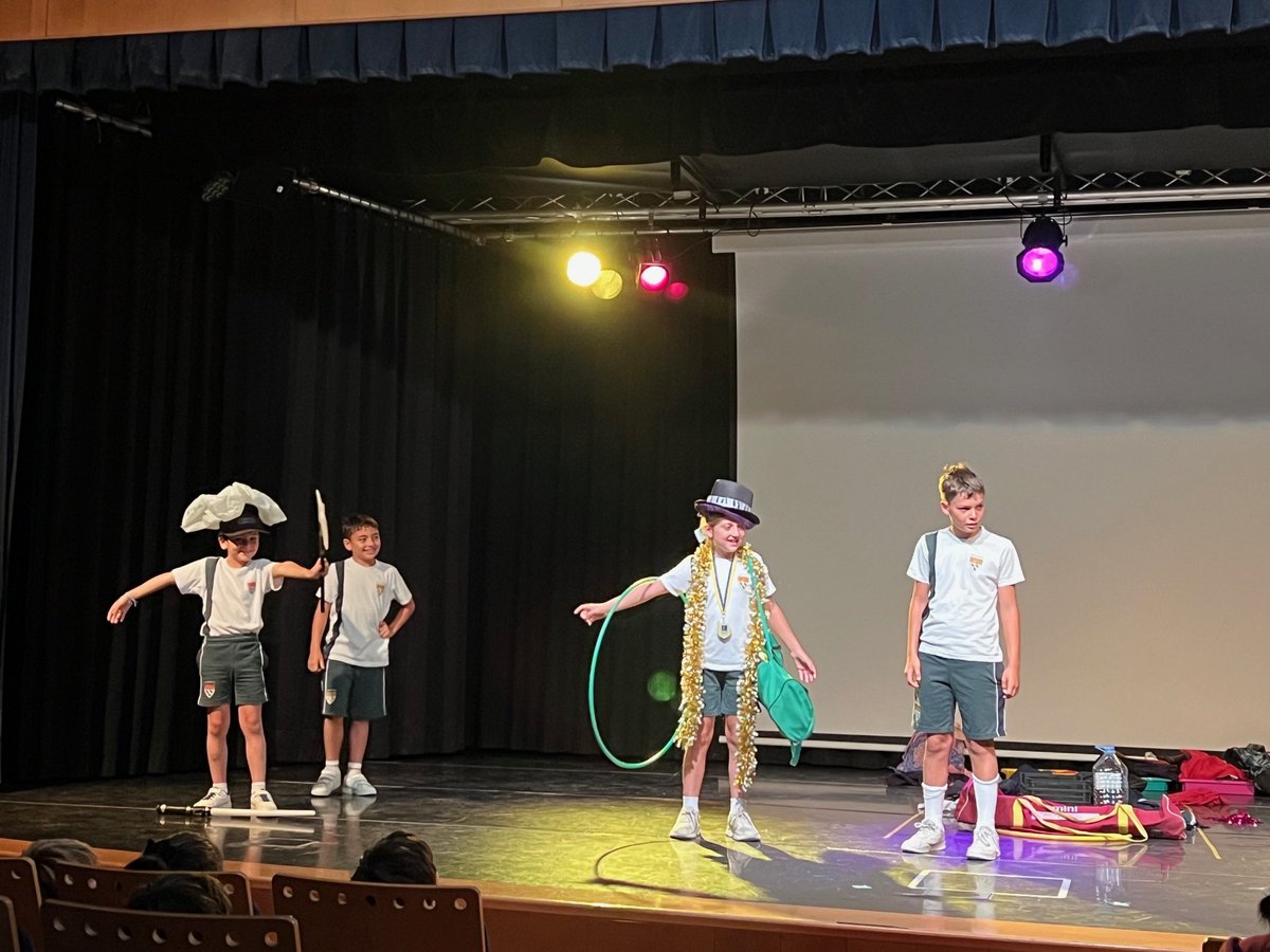 🐴📚 Mr. Tyler gave a brilliant end-of-year reflection today, using donkeys stacked with all we've learned as a fun metaphor for our growth! A creative and inspiring way to celebrate our progress this year. 🎒✨ #EndOfYear #TeacherAssembly #LifelongLearning