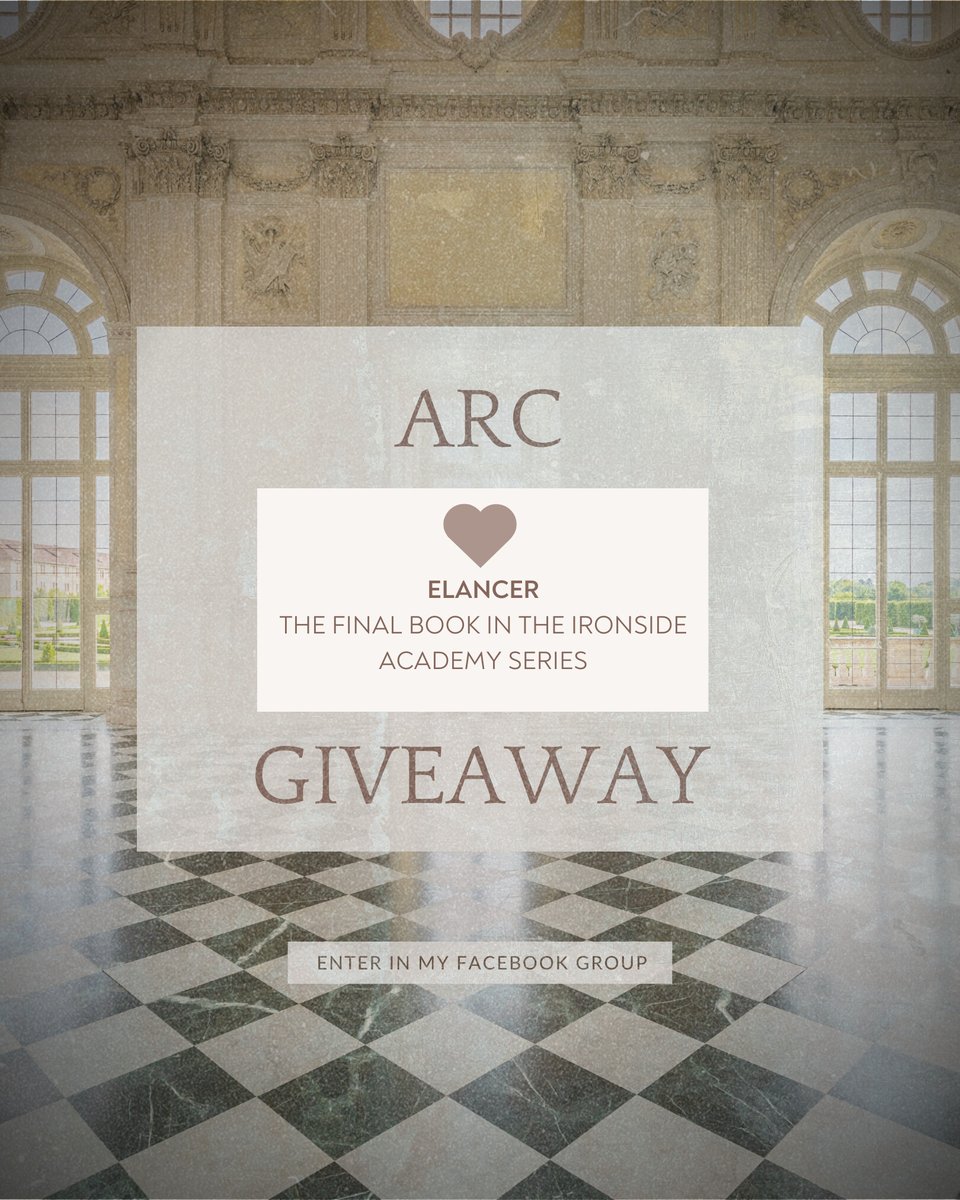 🎞️ 🎬 𝐚𝐫𝐜 𝐠𝐢𝐯𝐞𝐚𝐰𝐚𝐲 🎬 🎞️

I’m giving away an ARC of Elancer!

𝐞𝐧𝐭𝐞𝐫 the giveaway in my reader group: jane-w.co/group ♪

#arc #arcgiveaway #bookgiveaway