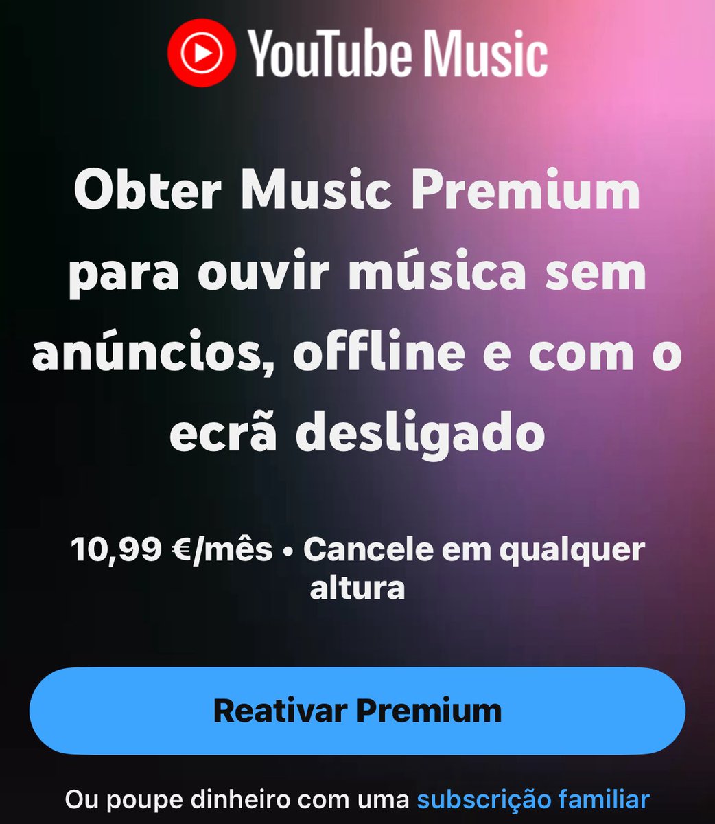 offgh0st's tweet image. oii @YouTube, está tudo bem? 
estão com algum problema financeiro? que porcaria é está? 10,99€ estão a ficar malucos?