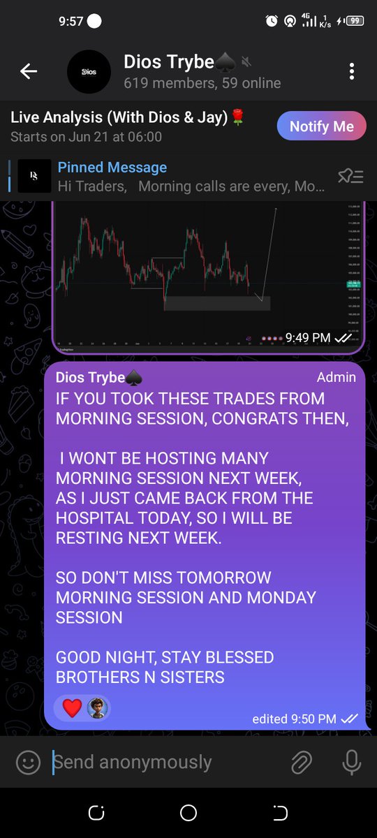 A Review of morning call Trades ‼️ 

I started the week in loss In Jpy pairs tho.❌ 

On Wednesday we reanalyzed and took our Trades. ✅

Ended the week here 😎

I'll love to see you in the channel tomorrow by 6am for our Saturday Session with <a href="/Fx_Picasso/">J of All Trades</a>