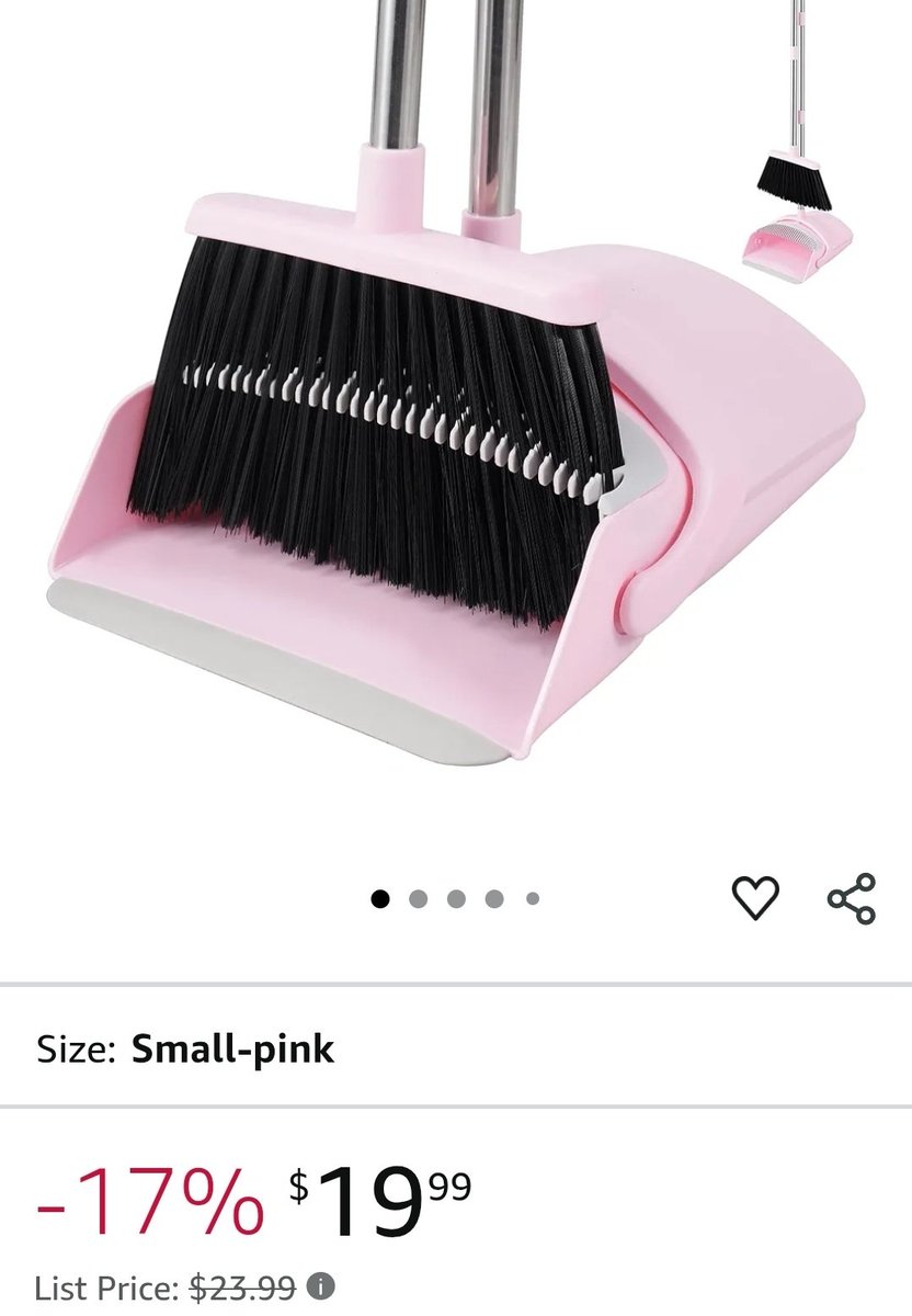 #TEACHers show the brooms 🧹🧹 in your wishlist! This one is 17% off! 

Teachers are also custodians of the prepared environment. Drop your list here ⏬️ &amp; I will repost. 

Hope to #clearthelists those brooms! 🧹🧹🧹

amazon.com/hz/wishlist/ls…