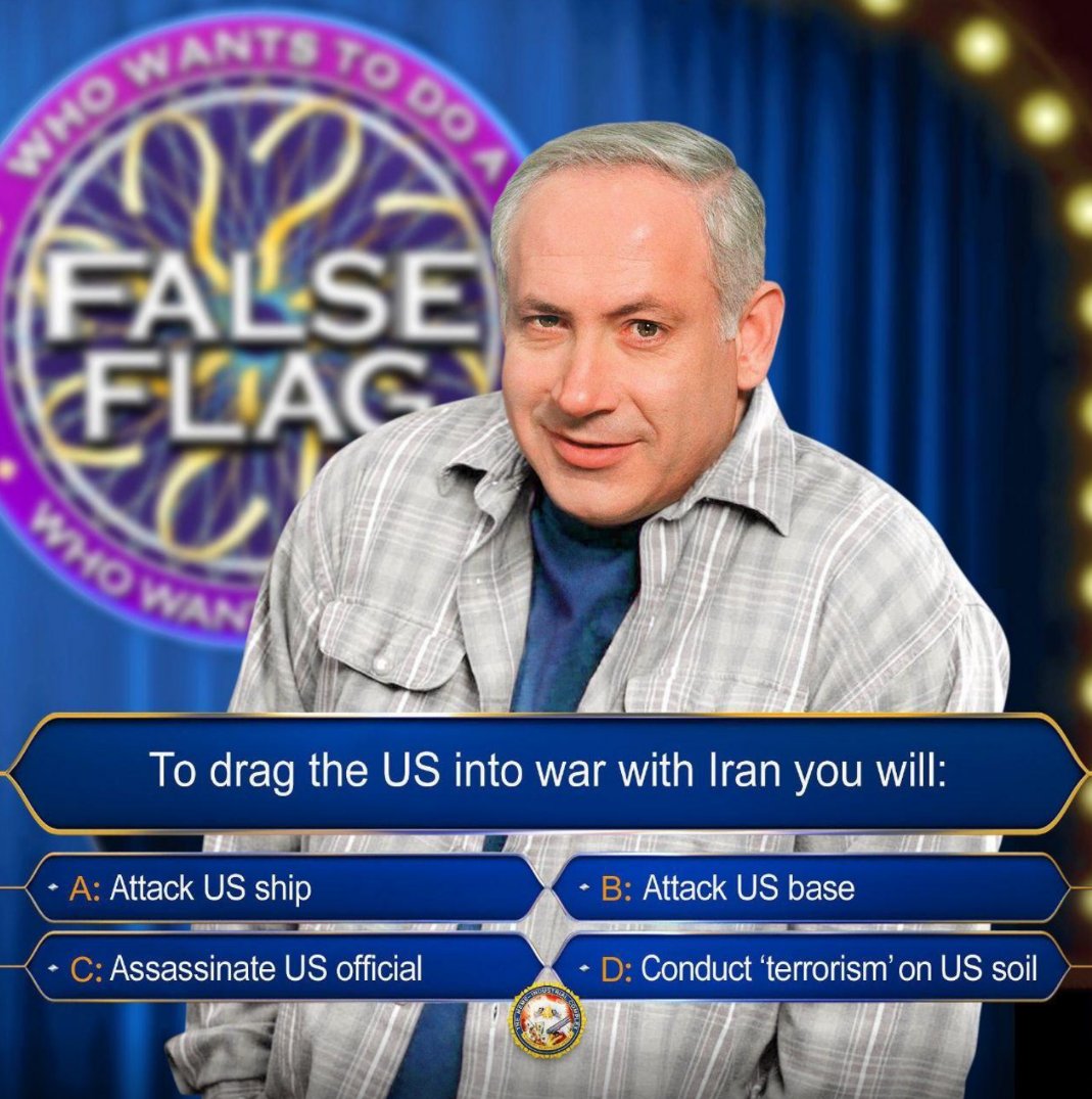 What will the leader of the world's most dangerous regime with Nukes do, to drag the US into the war with Iran?