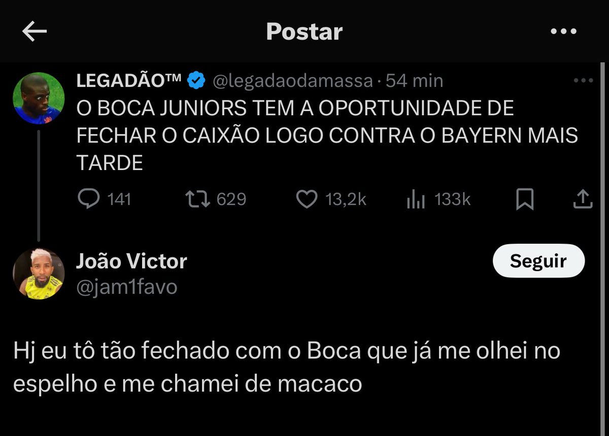 Vocês perdem a linha demais, que isso