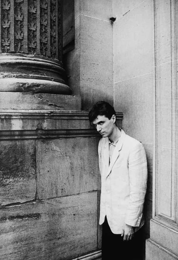David Byrne, Brussels, 1984, photograph by Herman Selleslags.