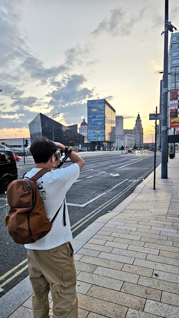 On evenings like this, Liverpool just looks glorious.