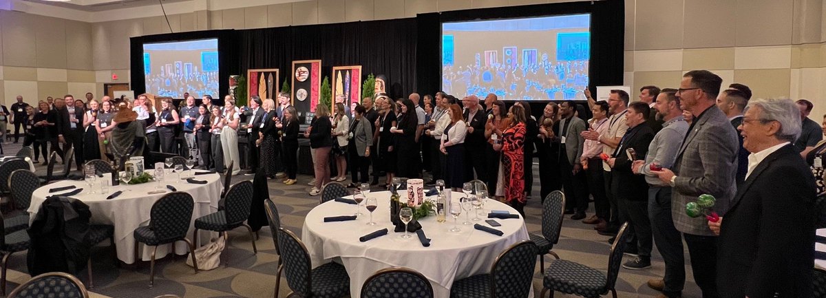 COFI_INFO's tweet image. This year’s Indigenous Resources Opportunities Conference (IROC) offered a timely and meaningful platform to discuss the future of resource development in BC, particularly in recognition of National Indigenous Peoples Day on June 21.
COFI CEO Kim Haakstad joined Minister Ravi…