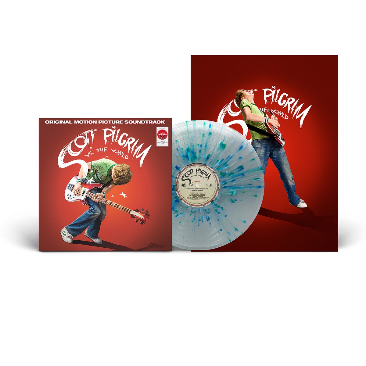 A special 15th anniversary edition of Scott Pilgrim vs. The World (Original Motion Picture Soundtrack) will be released on July 25th exclusively at Target. This edition is pressed on blue and green splatter vinyl and includes a poster with key art from the film. Pre-order now: