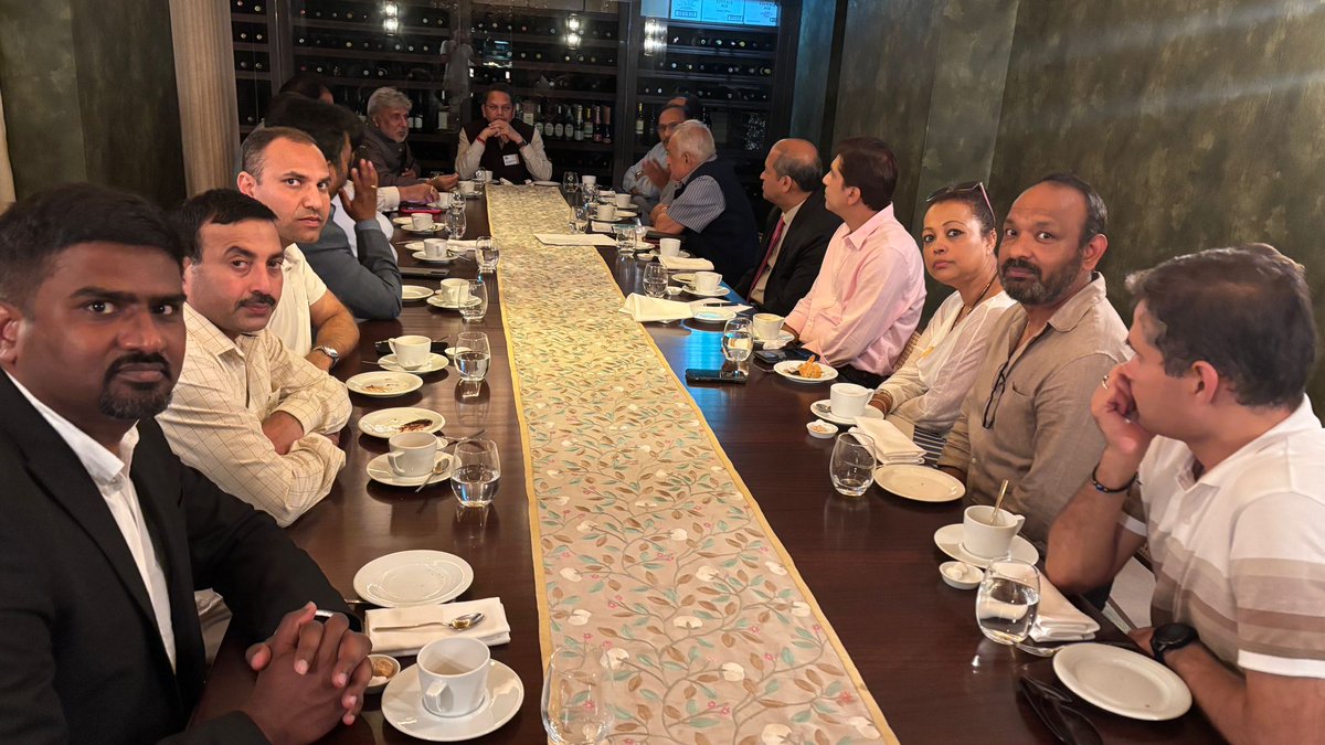 OFBJP UK (@ofbjpuk) on Twitter photo <a href="/OFBJPUK/">OFBJP UK</a>'s executive team in conversation with <a href="/vijai63/">Dr Vijay Chauthaiwale</a> ji and <a href="/shishirkb/">Shishir Bajoria</a> ji at #TajHotelLondon
<a href="/narendramodi/">Narendra Modi</a>
<a href="/overseas_bjp/">Videsh Vibhag -Bharatiya Janata Party</a>
<a href="/BJP4India/">BJP</a> <a href="/OFBJPUK/">OFBJP UK</a>'s executive team in conversation with <a href="/vijai63/">Dr Vijay Chauthaiwale</a> ji and <a href="/shishirkb/">Shishir Bajoria</a> ji at #TajHotelLondon
<a href="/narendramodi/">Narendra Modi</a>
<a href="/overseas_bjp/">Videsh Vibhag -Bharatiya Janata Party</a>
<a href="/BJP4India/">BJP</a>