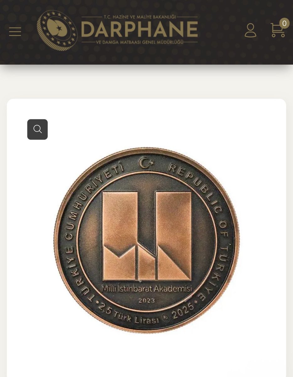 ❕Hatırlatma 🇹🇷

Darphane ve Damga Matbaası Genel Müdürlüğü’nün basmış olduğu bronz “Millî İstihbarat Teşkilâtı” parası tekrar stoklara girdi. Bilginize...

🔗 Darphane e-mağaza: emagaza.darphane.gov.tr/milli-istihbar…