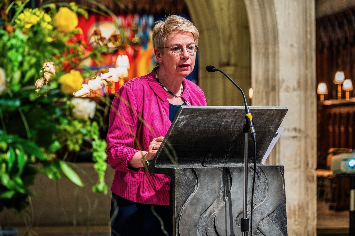 The first keynote address of our 2025 Conference Nicaea Received was delivered today by Prof Myriam Wijlens in Chichester Cathedral: 'Nicaea’s Gift of Synodality to the Church'.