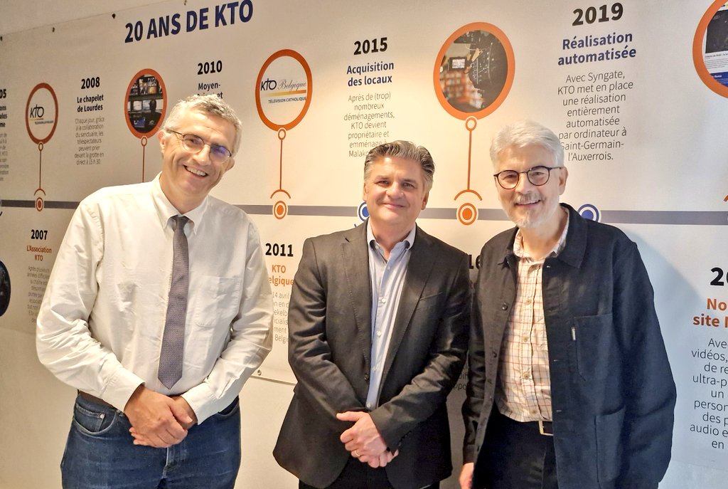 📺 Émission Au risque de l'histoire, enregistrée pour la rentrée sur <a href="/KTOTV/">KTOTV</a> "Les Chrétiens sont-ils responsables de la chute de l'empire romain?"Grande joie de retrouver l'ami Jean-Marie Salamito accompagné de Philippe Blaudeau. Rencontre et émission d'exception.