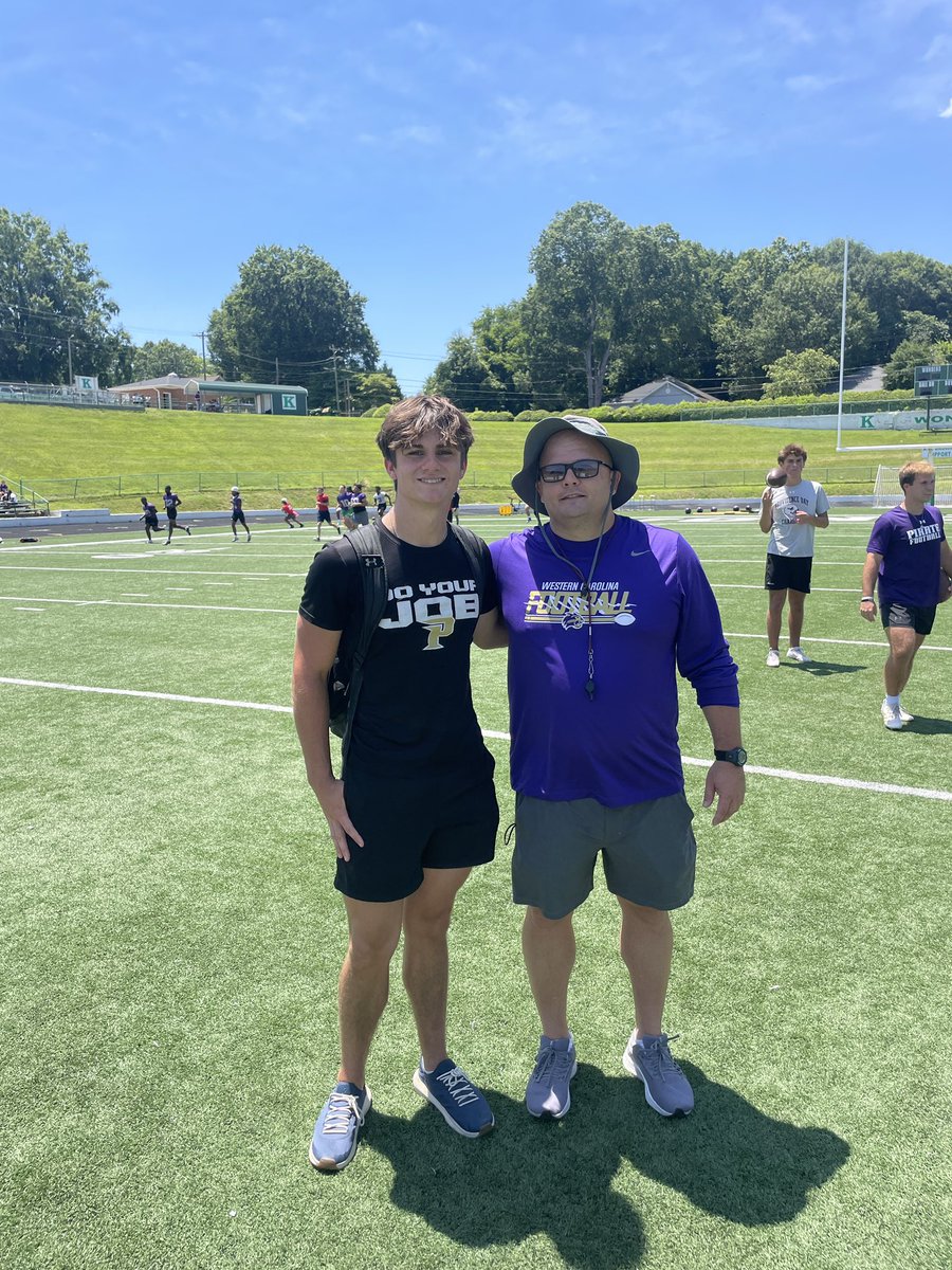 Ethan Hatcher (@hatch31391) on Twitter photo I had a great time today at Western Carolina’s football camp! It was great to meet the coaches and improve my skills!
<a href="/PC_PatriotsFB/">Pinecrest Football</a> I had a great time today at Western Carolina’s football camp! It was great to meet the coaches and improve my skills!
<a href="/PC_PatriotsFB/">Pinecrest Football</a>