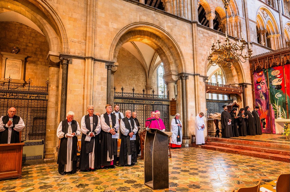 Delegates at our Nicaea Received conference were warmly welcomed to Evensong at Chichester Cathedral this evening, at which the Most Revd Bernard Longley,
Archbishop of Birmingham, preached.