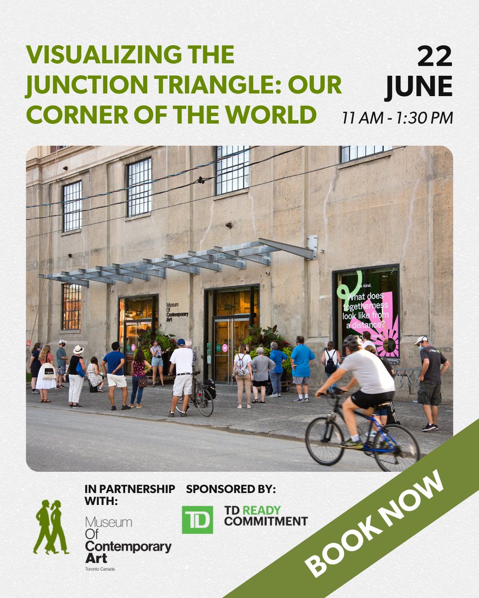 Heritage Toronto (@heritagetoronto) on Twitter photo 🖼️ On this #HTTour, learn about the area's churches, boxing legends, and infamous infrastructure.
Afterwards, step into <a href="/MOCAtoronto/">MOCA Toronto</a> for a tour of Margaux Williamson’s "Shoes, books, hands, buildings, and cars."
🗓️ June 22, 11 - 1:30 pm
Register now: ow.ly/3nQw50We6bV 🖼️ On this #HTTour, learn about the area's churches, boxing legends, and infamous infrastructure.
Afterwards, step into <a href="/MOCAtoronto/">MOCA Toronto</a> for a tour of Margaux Williamson’s "Shoes, books, hands, buildings, and cars."
🗓️ June 22, 11 - 1:30 pm
Register now: ow.ly/3nQw50We6bV