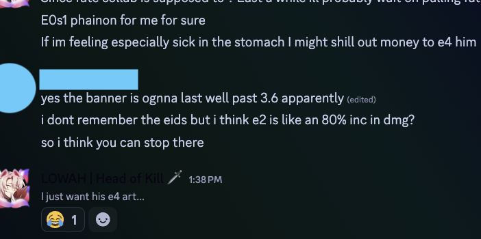 discussing my roll priorities...