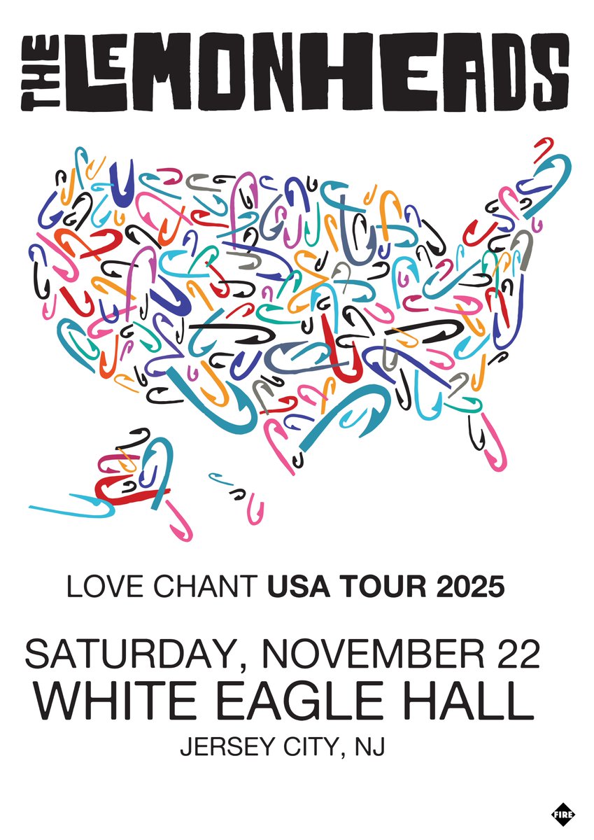 White Eagle Hall JC (@whiteeaglehall) on Twitter photo .<a href="/TheLemonheads/">The Lemonheads</a> are playing White Eagle Hall on Saturday, November 22! The band returns later this year with their new album ‘Love Chant’ and frontman Evan Dando’s memoir ‘Rumors of My Demise.’ Tickets go on sale this Friday at 10AM!
🎟️ seetickets.us/tl1122 .<a href="/TheLemonheads/">The Lemonheads</a> are playing White Eagle Hall on Saturday, November 22! The band returns later this year with their new album ‘Love Chant’ and frontman Evan Dando’s memoir ‘Rumors of My Demise.’ Tickets go on sale this Friday at 10AM!
🎟️ seetickets.us/tl1122