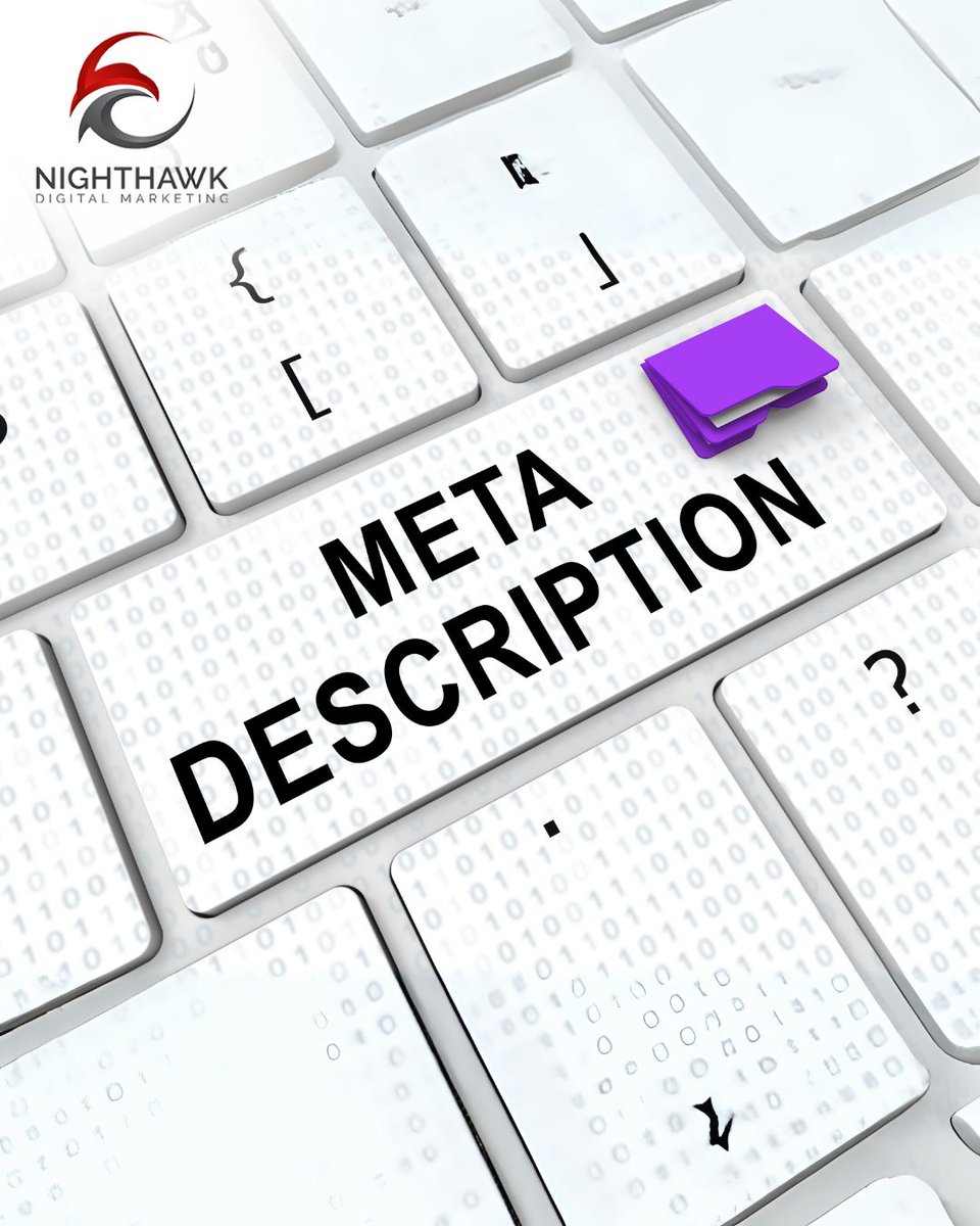 Roberthbond's tweet image. 🔍 SEO Tip: Optimize your meta descriptions!
Keep it clear, concise (under 160 characters), and include your main keyword.
Have you updated your meta descriptions lately?
#SEOTips #MetaDescription #SearchOptimization #DigitalMarketing #NighthawkMarketing #ContentTips