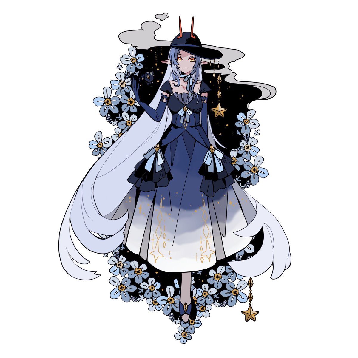 raiinevt's tweet image. ⋆。°✩
✨ My favorite flower is forget-me-nots, but you wouldn't forget me would you? ⋆˙⟡
˚ ✦ . . ˚ . . ✦ ˚
✨ #raiineillust
🎨 #syakkuri_