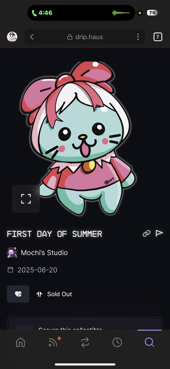 Happy Friday 🥰

Happy Summer time! 💜🧟‍♀️ #ZOMILY 

Good Luck to all the students writing exams! 👏💜

Collectible now: 

drip.haus/MochiStudio/co…