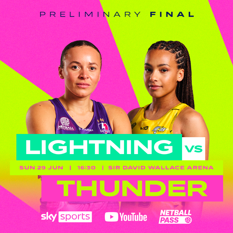 Focus turns to the Preliminary Finals 🔜

⚔️ It will be a 2024 Grand Final re-match for the 2025 Preliminary Final next Sunday 29 June at Sir David Wallace Arena, Loughborough. 

🎟️ Ticket information will be released shortly!