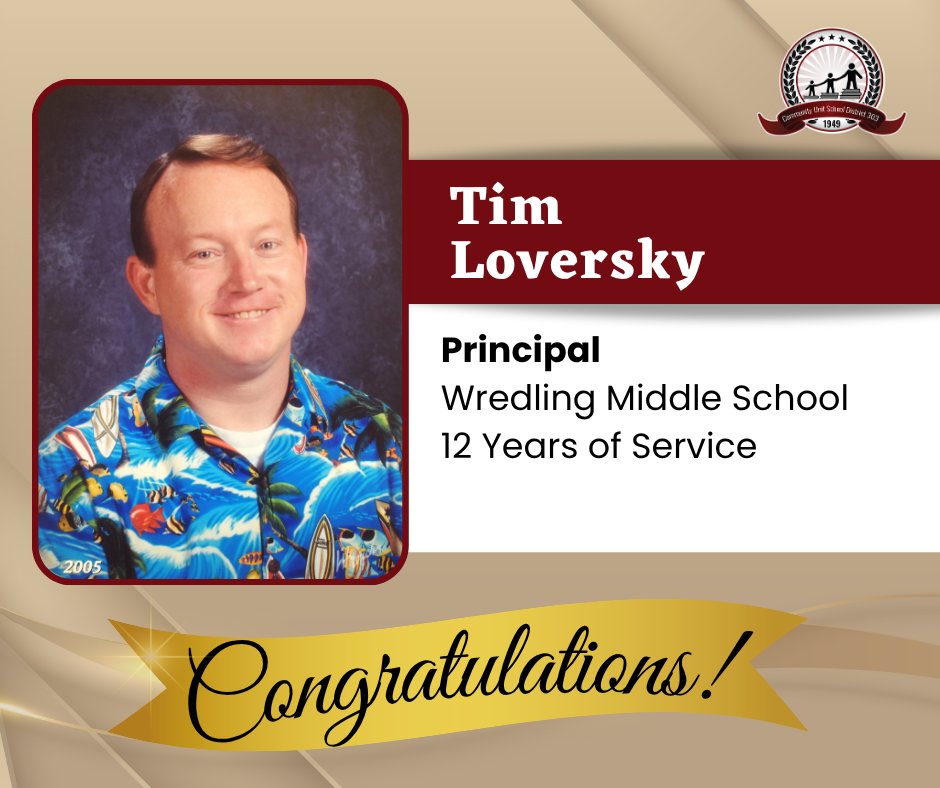 Congratulations to all of our D303 retirees!🎉
Thank you for all of your dedication and hard work to our schools and students👏 
#HappyRetirement #D303Retiree #D303Belong