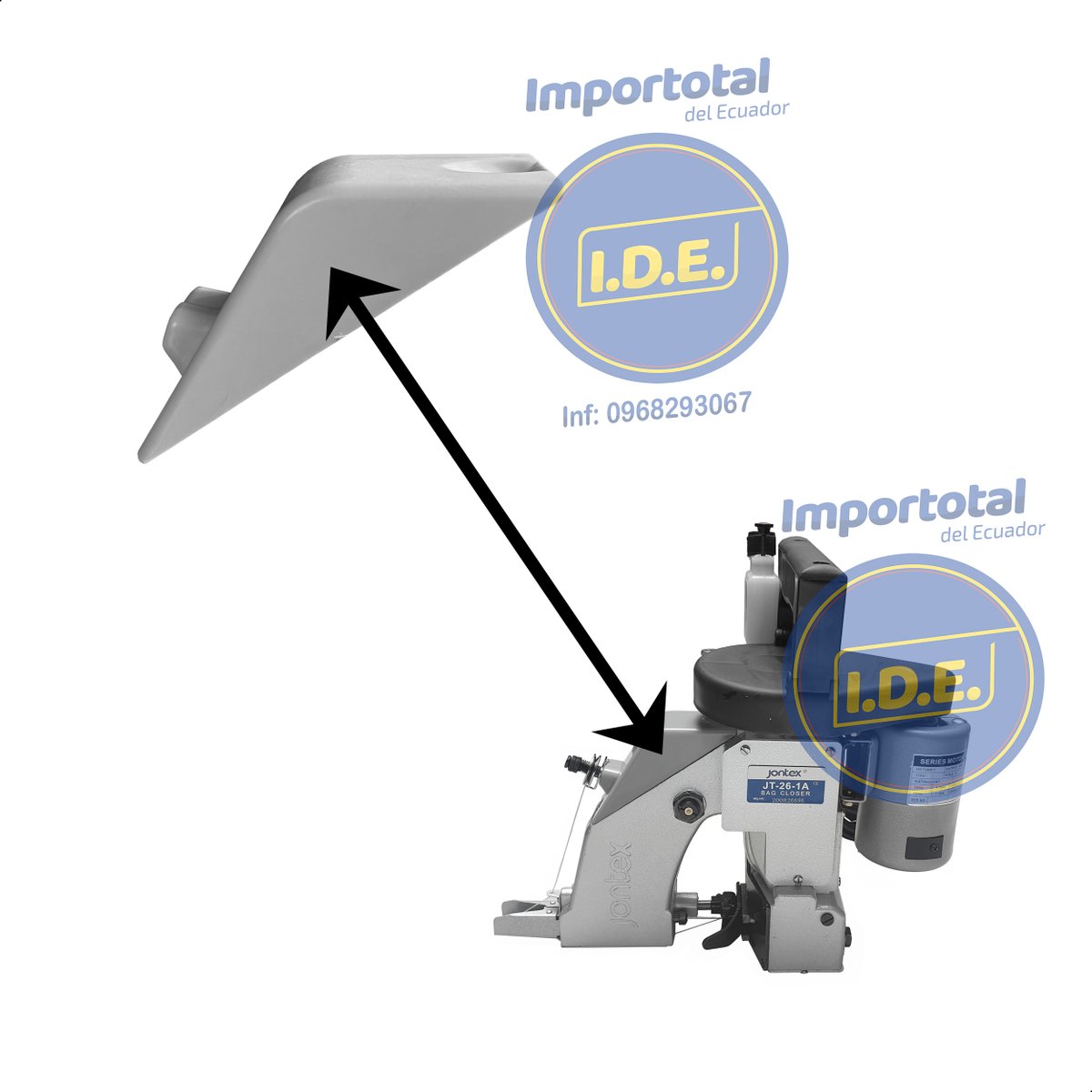 importotalec's tweet photo. 🔴 Tapa Plástica Lateral Anterior / Repuesto Para Cosedora De Saquillos (Jontex)

ATENCIÓN ⛔ producto sujeto a disponibilidad pregunte por favor por stock / existencias ⛔ https://t.co/5t6EnPF4ft