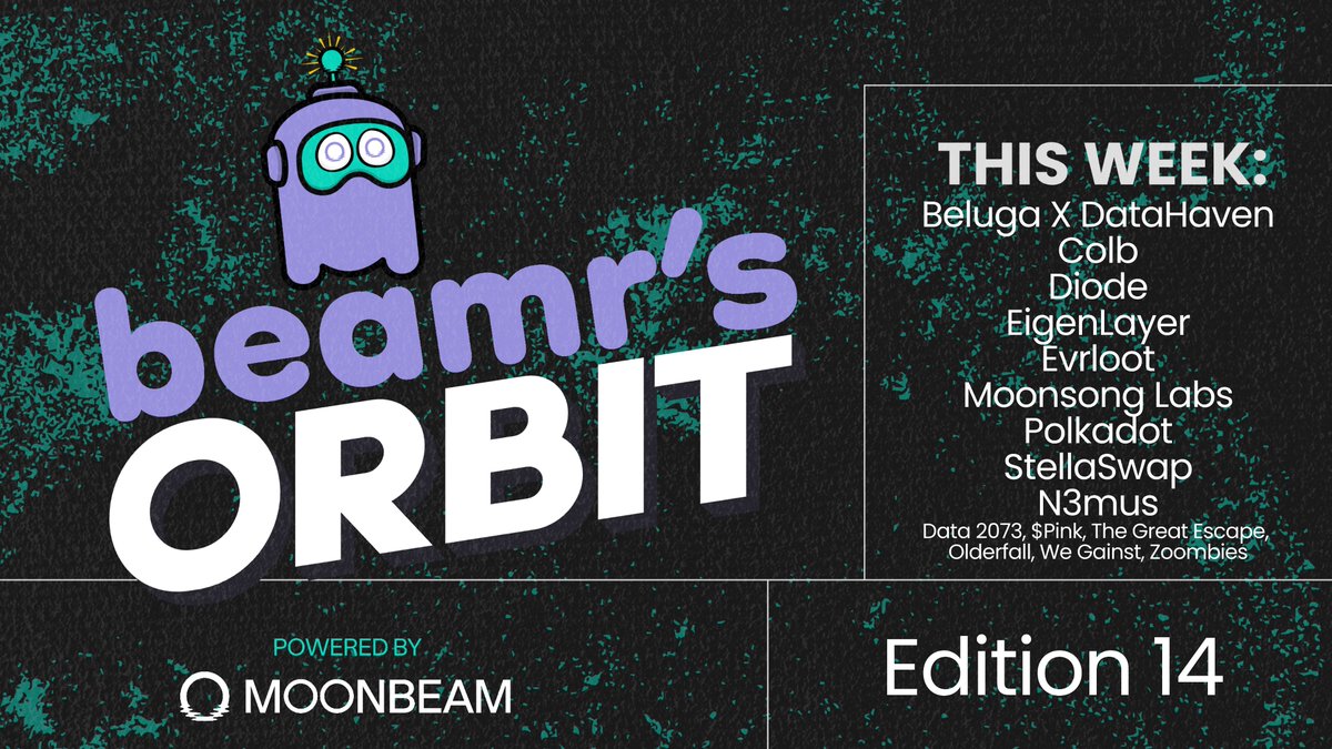 Moonbeam Network (@moonbeamnetwork) on Twitter photo ๐ beamr's orbit: Edition 14 ๐
๐งฌ <a href="/moonsonglabs_/">Moonsong Labs</a>
โ๏ธ <a href="/StellaSwap/">StellaSwap โ๏ธ- Top DEX on Polkadot</a>
๐ซ <a href="/DataHaven_xyz/">DataHaven ๐ซ</a>
โช๏ธ <a href="/Polkadot/">Polkadot</a>
๐ณ <a href="/getbeluga/">Beluga</a>
๐ก <a href="/diode_chain/">Diode</a>
๐ฎ <a href="/N3musFdn/">N3MUS</a>, <a href="/Olderfall/">Olderfall</a>, <a href="/DATA2073/">DATA 2073 | Web3 Trading Card Game</a>
๐ฉธ <a href="/EVRL00T/">๐๐๐ฟ๐น๐ผ๐ผ๐ | Dark Fantasy On-Chain</a>
๐ก <a href="/ColbFinance/">Colb</a>
โ๏ธ <a href="/eigenlayer/">EigenCloud</a>
Letโs get into orbit! ๐ ๐ beamr's orbit: Edition 14 ๐
๐งฌ <a href="/moonsonglabs_/">Moonsong Labs</a>
โ๏ธ <a href="/StellaSwap/">StellaSwap โ๏ธ- Top DEX on Polkadot</a>
๐ซ <a href="/DataHaven_xyz/">DataHaven ๐ซ</a>
โช๏ธ <a href="/Polkadot/">Polkadot</a>
๐ณ <a href="/getbeluga/">Beluga</a>
๐ก <a href="/diode_chain/">Diode</a>
๐ฎ <a href="/N3musFdn/">N3MUS</a>, <a href="/Olderfall/">Olderfall</a>, <a href="/DATA2073/">DATA 2073 | Web3 Trading Card Game</a>
๐ฉธ <a href="/EVRL00T/">๐๐๐ฟ๐น๐ผ๐ผ๐ | Dark Fantasy On-Chain</a>
๐ก <a href="/ColbFinance/">Colb</a>
โ๏ธ <a href="/eigenlayer/">EigenCloud</a>
Letโs get into orbit! ๐