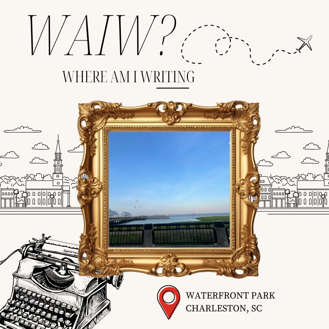 I found so many fun places to write in Charleston! ✍🏼 
📍The Black Door Cafe
📍Sullivan’s Island Beach
📍Waterfront Park

Until next time! 🫶🏼

Current WIP Word Count: 117,641

#WIP #workinprogress #writingcommunity #charleston #writerlife #writinginspiration #romantasy
