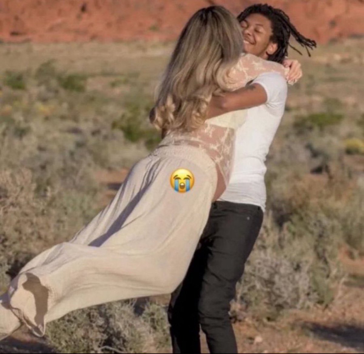 me and the girl I found in my homie following