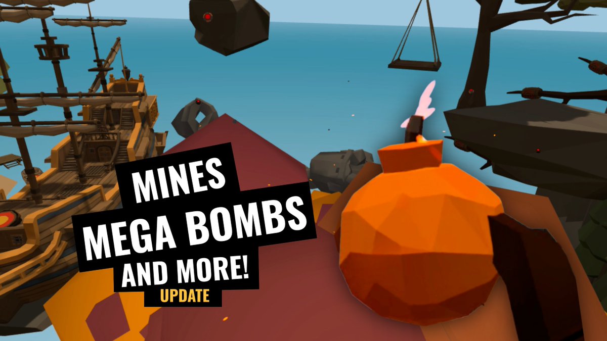 New Weekly Update is LIVE and this one is a Blast! 🔥
Mega Bombs, Mines and a new weapon type just dropped! Full notes 👉oculus.com/experiences/qu...