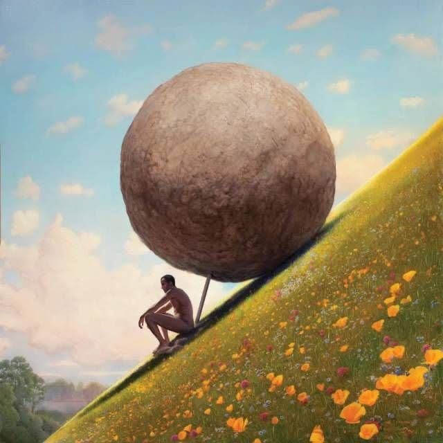 reverendvexed's tweet image. A Delicate Balance, Artist Tim Obriens