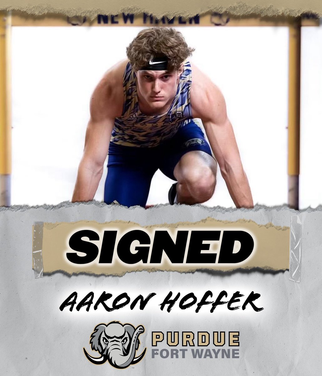 MastodonTFXC's tweet image. A hurdler from New Haven, Indiana, Aaron Hoffer is now a Mastodon!
#FeelTheRumble #HLTF