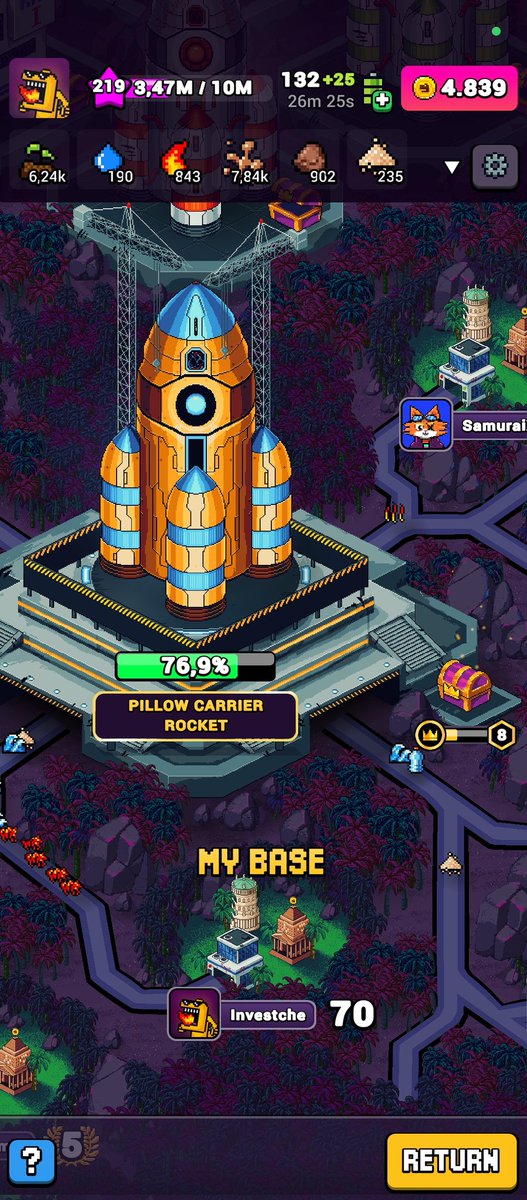 Top 70 no evento semanal de <a href="/AngryDynomites/">Angry Dynomites Lab 🦖</a> na <a href="/Ronin_Network/">Ronin</a> .