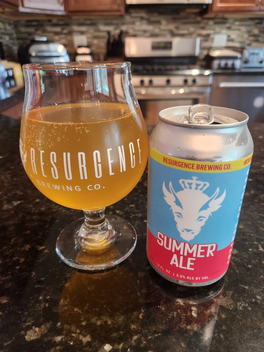 The first day of summer calls for our first beer of the season (ok, maybe not the first, but it hits different today). We're raising a glass of <a href="/ResurgenceBrew/">Resurgence Brewing 🍻</a> Summer Ale to longer days, warmer nights, and perfect pours. Here’s to summer, one pint at a time. 🌞🍻