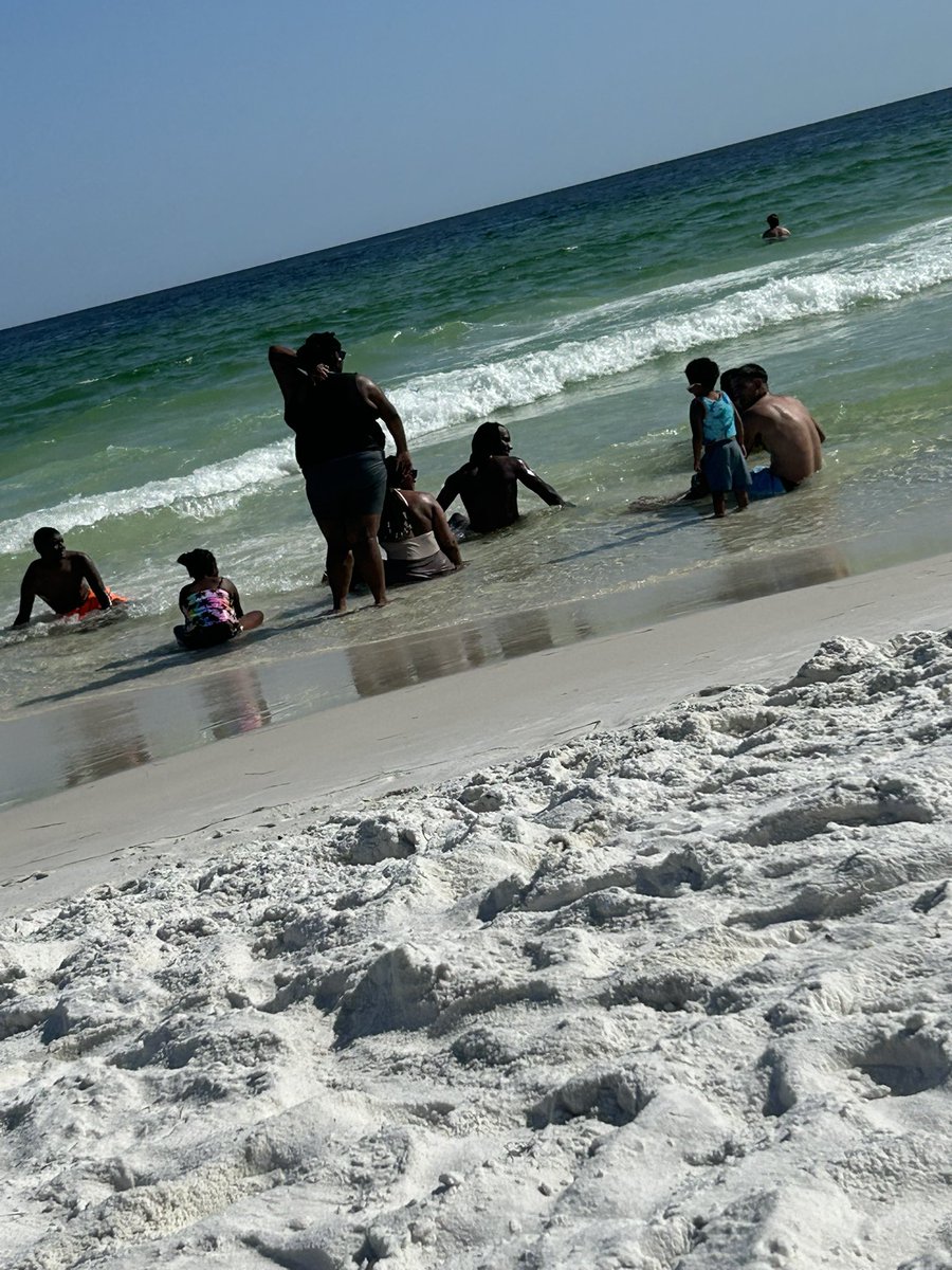 Didn’t know there was mud in the ocean! #HappyJuneteenth