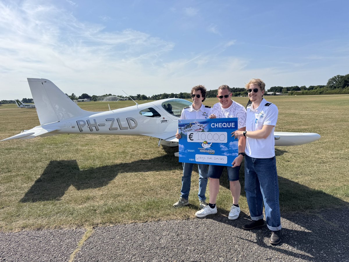 Pim en Olivier hebben met hun actie Wings for Smiles 10.000 euro opgehaald!!! Fantastisch!! Iedereen die dat mogelijk gemaakt heeft super bedankt!