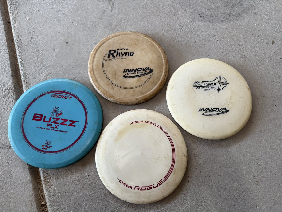 Cleaning out the garage looking for something and ended up running into some of my original discs I started with